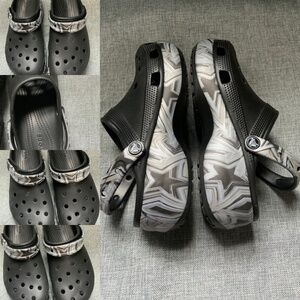 COPY - Black Platform Disco Crocs shoes, Size women’s 10